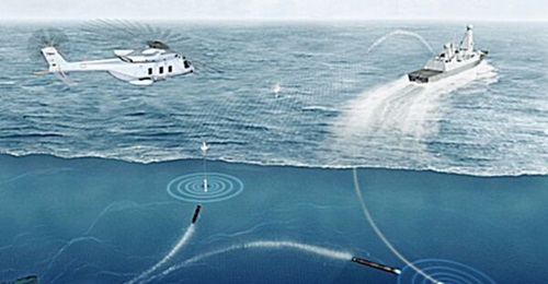 RN warships are currently configured to receive the Sonar 2170 Surface Ship Torpedo Defence system.