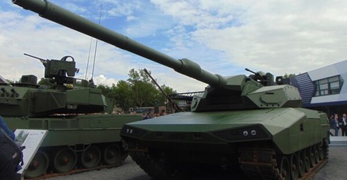 KNDS unveiled its Leopard 2 A-RC 3.0 MBT, which includes an unmanned turret, at Eurosatory 2024.