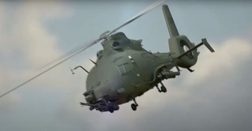 A screenshot from a KAI video showing the LAH MUMT concept, released at the ADEX 2021 event in Seoul.