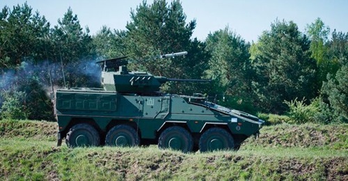 The Lithuanian Army's most important projects include equipping units declared to NATO and the army's rapid reaction force with IFVs. Seen here is a Lithuanian Boxer armoured vehicle.