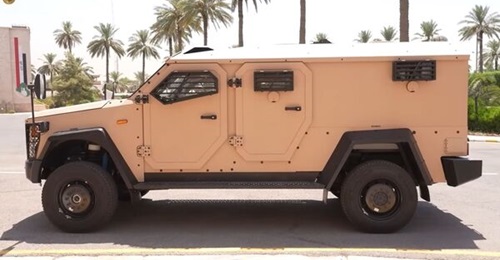 A still from a video released on 14 August 2023 shows the version of the T-Kat light that subsequently entered service with Iraq's Special Forces Command.