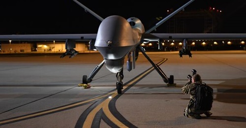 A US Air Force MQ-9 Reaper UAV pictured on 5 August at March Air Reserve Base in California. The US Army insists on having a piloted rotorcraft perform the armed reconnaissance mission, though an expert said the service could do it, and do it cheaper, ...