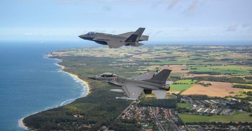 The F-35 and F-16 fighter programmes helped boost Lockheed Martin Aeronautics performance in the second quarter of 2024. Danish F-35 and F-16 jets (pictured above) fly together to mark the arrival of the first four Danish F-35s in October 2023.