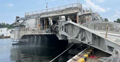 USNS
        
         seen here in Singapore as part of Pacific Partnership 2024-2.