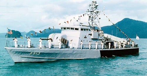 KD 
        
        , seen here in a file photo. The vessel sunk off Johor on 25 August 2024.
