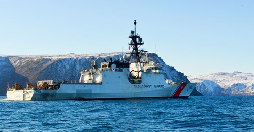 USCGC 
        
        observed a Russian flotilla of naval ships operating near the Alaskan coast in mid-September.
