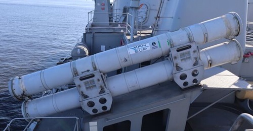 Brazil fired the first MANSUP missile from a Greenhalgh-class frigate.
