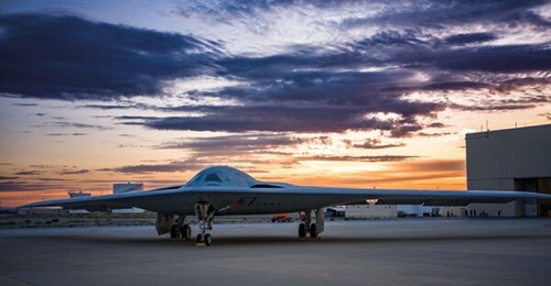 The Northrop Grumman B-21.