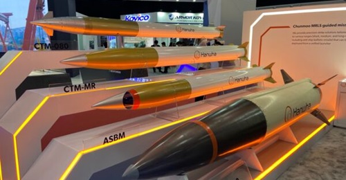 Hanwha Aerospace unveiled its new anti-ship ballistic missile at the ADAS 2024 show in Manila.