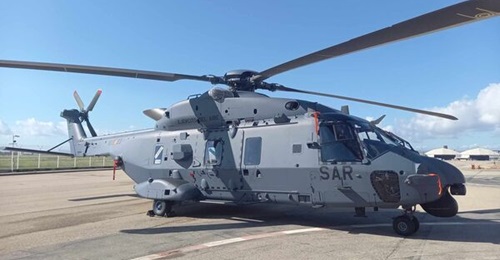 A Spanish Air and Space Force NH90 seen at the Marignane production facility of chief NHI stakeholder, Airbus. The president of NHI said he expects to secure sales of up to 100 helicopters from mainly new customers over the coming months.