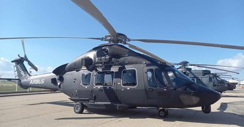 Seen at Airbus Helicopers' Marignane facility in southern France, the H175M demonstrator has now lost the Union Jack livery that adorned it during its run for the NMH requirement.