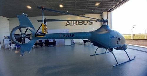 Showcased during a media event at Airbus Helicopters' Marignane production facility, the VSR700 UAS is expected to be acquired by the French Navy shortly.
