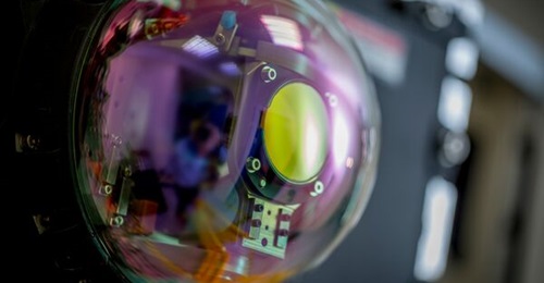 The Leonardo/Thales Miysis DIRCM countermeasures system as fielded by the UK Ministry of Defence.