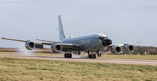 One of the three RAF Airseeker aircraft operating out of RAF Waddington in Lincolnshire.
