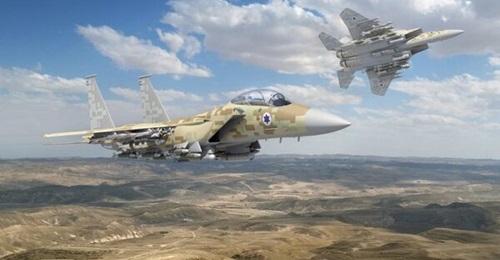 The MoD released an artist's impression of F-15IA aircraft with its announcement.