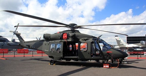 With the NMH tender evaluation expected to complete in the first half of 2025, a sole-source bid of the Leonardo AW149 (pictured at the Farnborough Airshow 2024) seems increasingly likely.