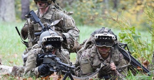 Soldiers from the US Army's 82nd Airborne Division used the latest prototype of the Integrated Visual Augmentation System (IVAS) during solider touchpoint 3 in October 2020 at Fort Pickett in Virginia. After the event, the service awarded Microsoft wit...