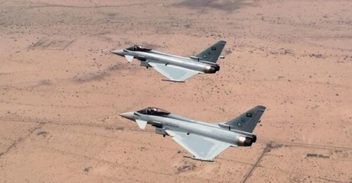 Saudi Arabia is acquiring additional AMRAAM missiles to replenish stocks for its Eurofighter (pictured) and F-15 fighters.