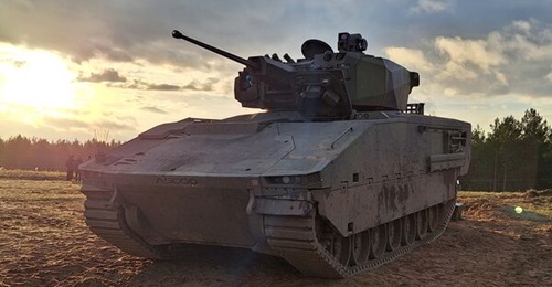 GDELS-Santa Bárbara Sistemas has ordered Elbit UT30 Mk 2 turret systems for an unnamed European country's ASCOD AFVs, pictured in the configuration used for trials in Latvia.