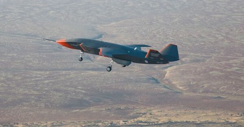 The first Boeing Loyal Wingman prototype (shown here) made its maiden flight on 27 February 2021, while the second one flew in early November. Boeing Australia is currently building the fifth such aircraft.