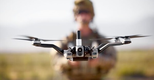 A Black Widow UAV, made by US firm Teal Drones.
