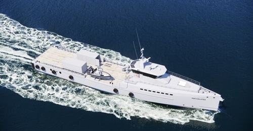 The vessel that will perform the charter is a Damen FCS 5009 featuring Sea Axe bow designed to reduce vertical acceleration.