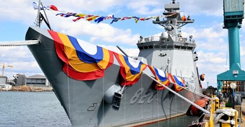 South Korea's HHI launched 
        
        the seventh Daegu (FFX-II)-class frigate on order for the RoKN, in a ceremony held on 9 November at its facilities in Ulsan.