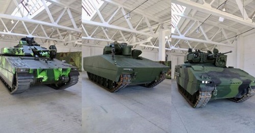 The Czech MoD on 5 November suspended the procurement of 210 tracked IFVs, the contenders for which are (from left to right) the BAE Systems Hägglunds CV90 Mk IV, Rheinmetall Lynx KF41, and GDELS ASCOD 42.