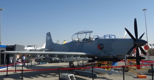 Seen for the first time at the Dubai Airshow 2021, the Calidus B-350 is a 'light attack' aircraft that is close to double the size of nearly any other platform in the same category.