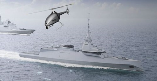 The VSR700 shipborne unmanned aerial vehicle is part of the collaboration between Airbus and the UAE.