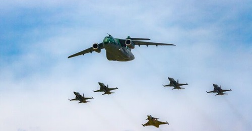 Since the first KC/C-390 (top) was formally received by the FAB on 4 September 2019, the type has been fielded in numerous operations across Brazil, including supporting the fight against the Covid-19 pandemic.