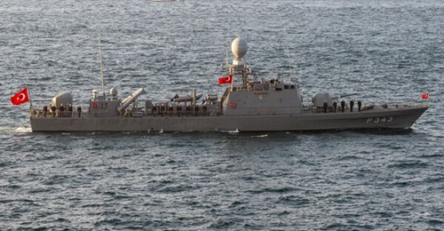 Turkish Naval Forces Dogan-class fast attack craft-missile 
        
        (P 343).