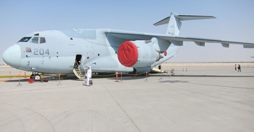 The C-2 featured at the Dubai Airshow 2021, as Japan looks to market the airlifter to the Middle East in general, and the UAE in particular.
