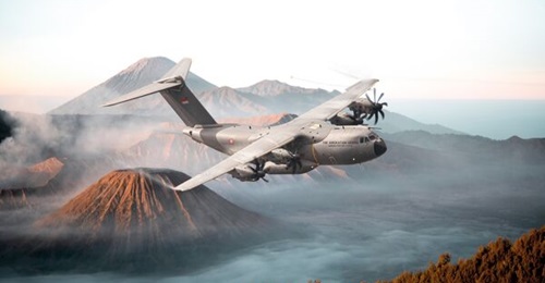 An artist's impression of an A400M in Indonesian Air Force markings. The Indonesian Ministry of Defence ordered two A400Ms on 18 November 2021 and signed an LOI for four additional aircraft.