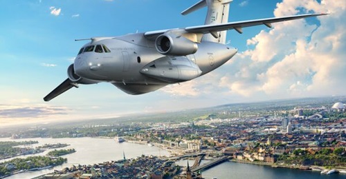 An artist's impression of the KC/C-390 in Swedish markings, with the Scandinavian country having signed for four aircraft for its own needs with the option for a further seven either for itself or for other European countries.