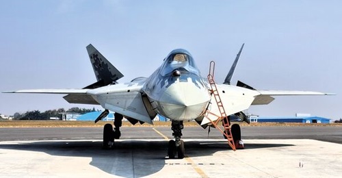 Russia has been marketing the Sukhoi Su-57E Felon for the Indian Air Force. This aircraft was displayed at Aero India 2025.