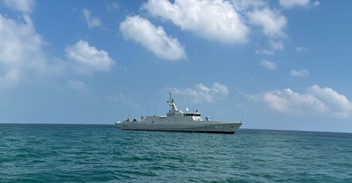 The Indonesian Navy's new KCR-60-class patrol boat, KRI 
        
        .