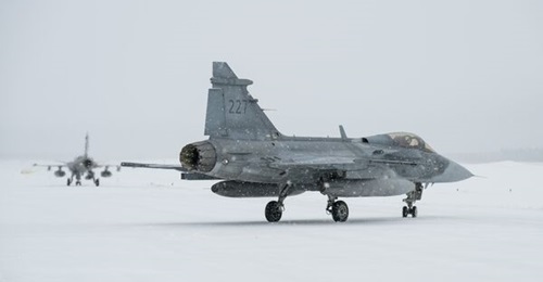 Six Swedish Air Force Saab Gripen fighters will be conducting NATO's air policing of Iceland from January to mid-March 2026.