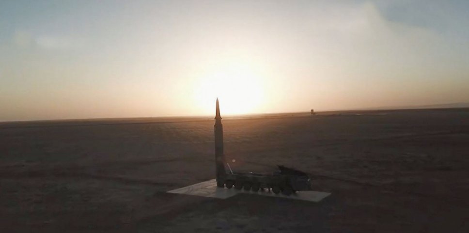 CCTV footage showing a PLARF DF-26 IRBM TEL deployed and ready to fire. (Via CCTV )