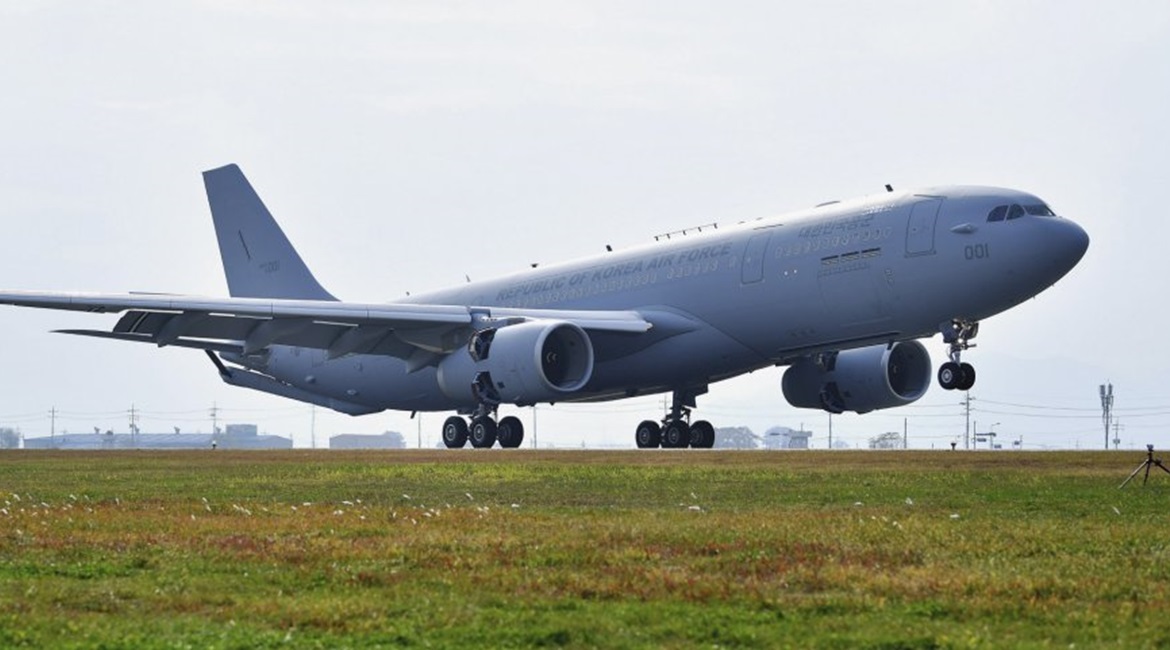 The Republic of Korea Air Force received its first Airbus A330 MRTT on 30 Janaury. The remaining three are set to arrive before the end of the year.