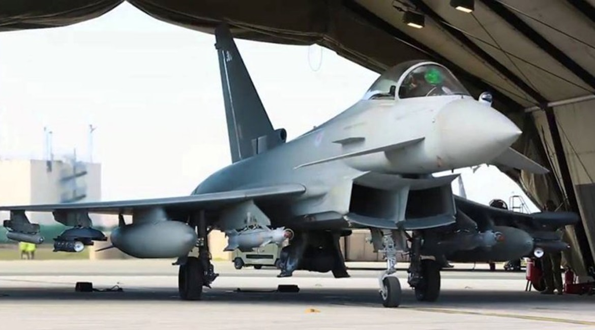 An RAF Typhoon flew its first sortie carrying Brimstone 2 during Operation 'Shader' on 30 January 2019.