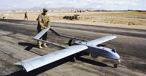 Seen here being operated in Afghanistan in 2011, the RQ-7 Shadow is the workhorse of the US military's tactical UAV fleet. The US Army is currently looking for a replacement.