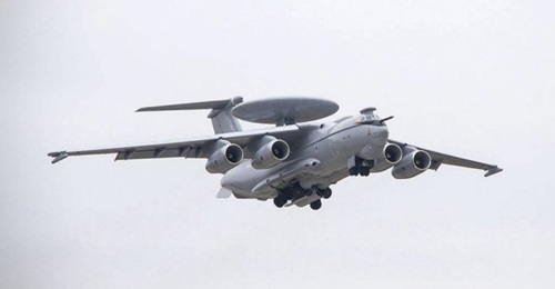 The A-100 is based on a new AESA radar and the upgraded Ilyushin Il-76MD-90A airframe.