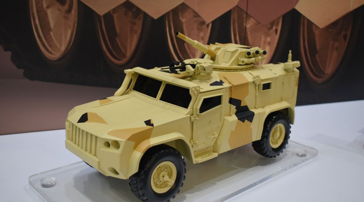 The model of the 82 mm Drok.