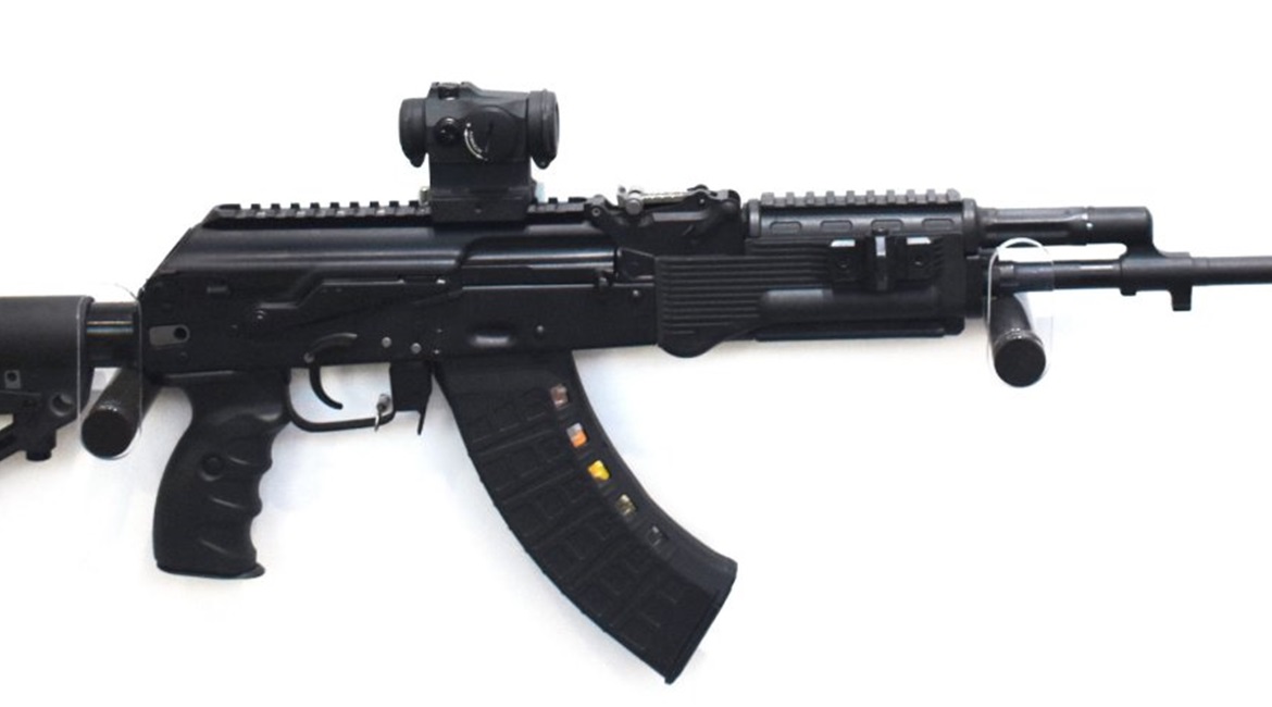 The Indian government inaugurated a manufacturing plant in Korwa on 3 March to licence-build 750,000 units of the Kalashnikov AK-203 7.62 mm assault rifle (seen here) for the Indian military.