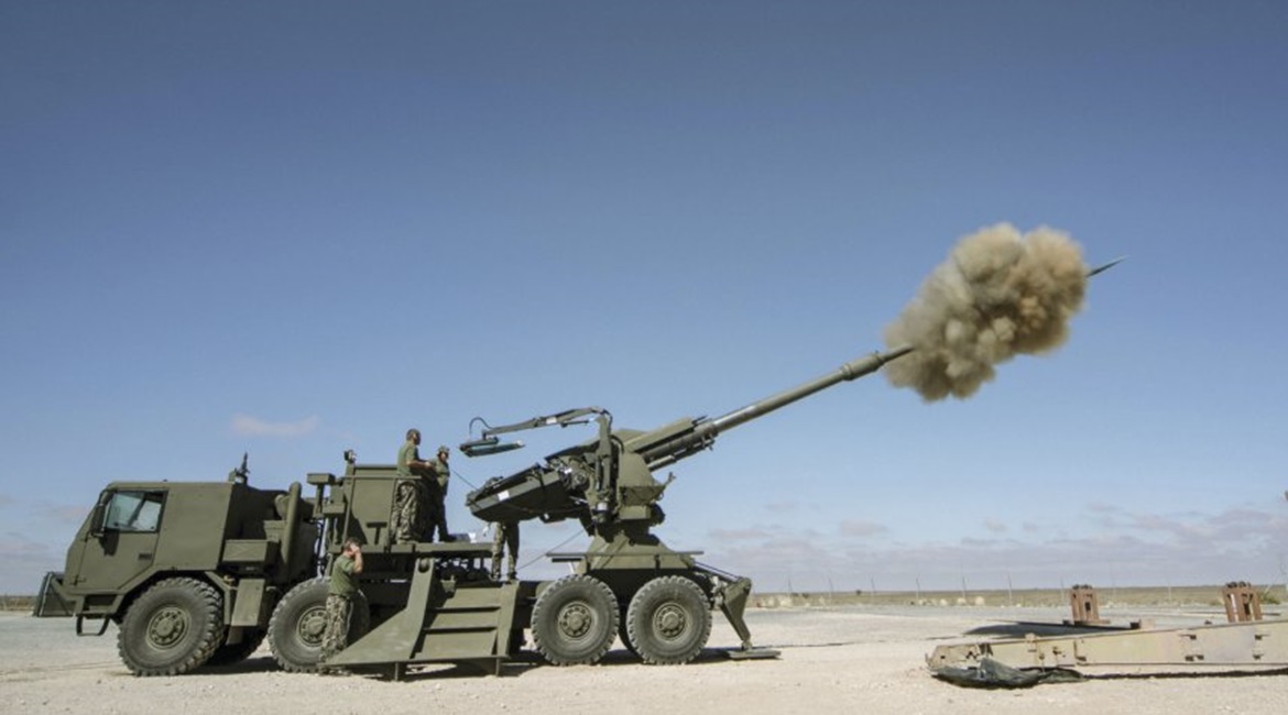 A T5-52 is seen in action at Overberg test range.