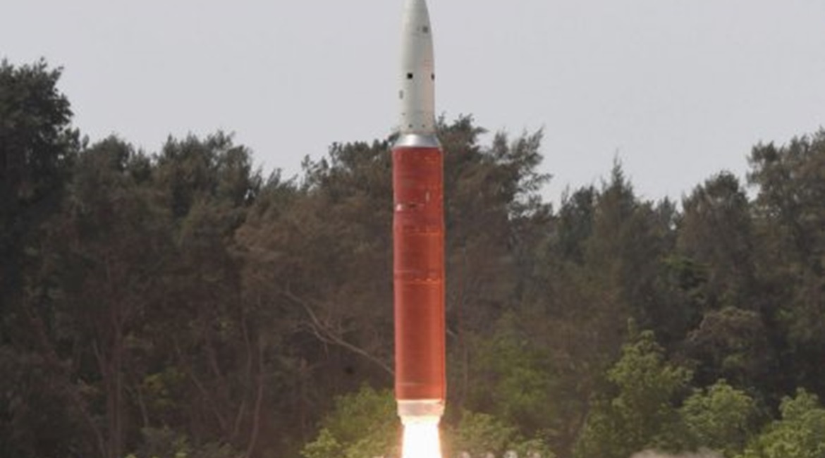 India successfully tested the BMD Interceptor missile (seen here) on 27 March. The ASAT weapon was used to destroy an Indian satellite in low-Earth orbit.
