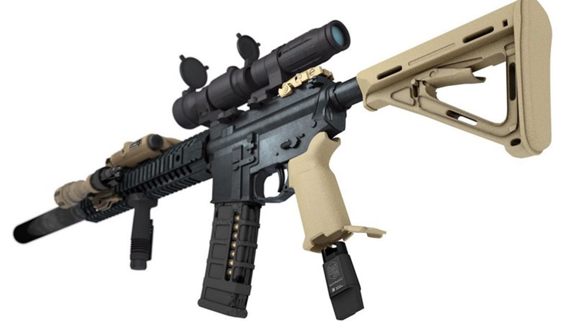 WeaponLogic communicates the lifespan of weapons and parts through software.