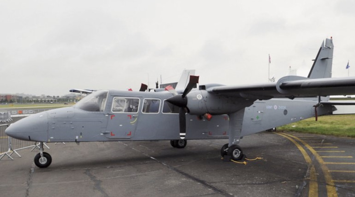 The Defender and Islander aircraft that had until 1 April provided the British Army with its Fixed-Wing Manned Aerial Surveillance capability have now been transferred to the Royal Air Force.