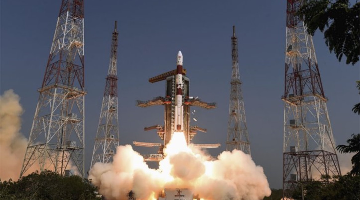 India's PSLV-C45 launch vehicle put EMISAT and 28 other satellites into orbit on 1 April.